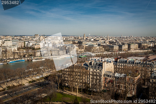 Image of View over the rooftops of Paris