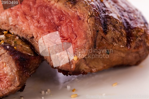 Image of Succulent medium rare beef steak