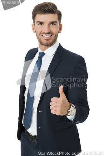 Image of Stylish successful young businessman