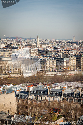 Image of View over the rooftops of Paris