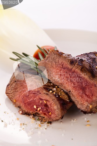 Image of Succulent medium rare beef steak