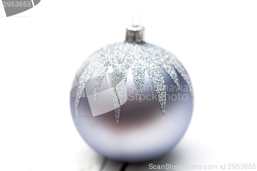 Image of Glittery Christmas ornament ball