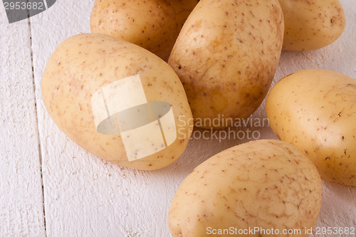 Image of Farm fresh washed whole potatoes