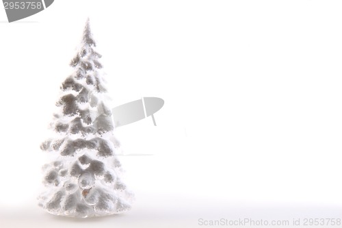 Image of christmas tree from the plastic