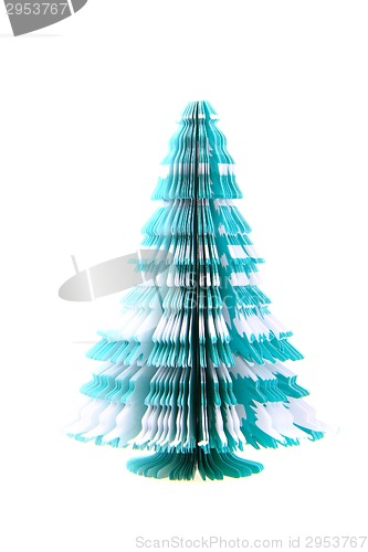 Image of christmas tree from the paper