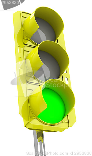 Image of the traffic light