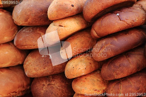 Image of czech breads as nice food background