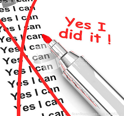 Image of yes i did it!