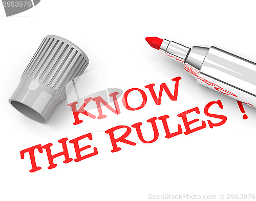 Image of know the rules