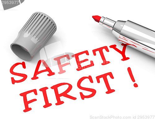 Image of safety first