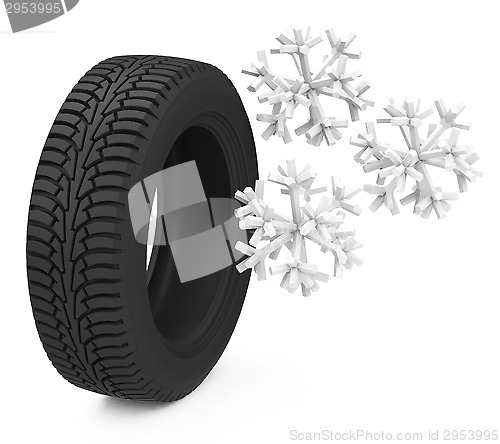 Image of snow tire