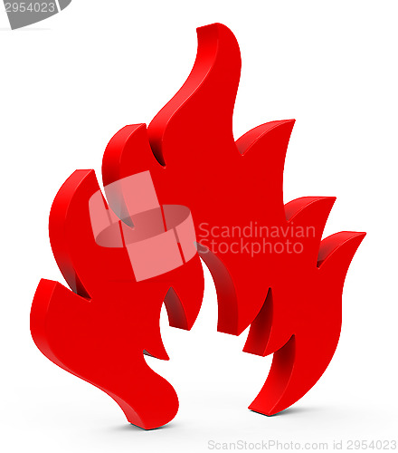 Image of the flame