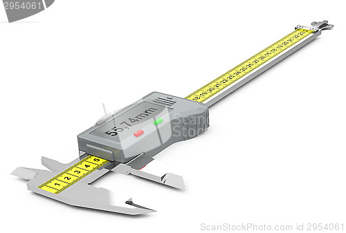 Image of the vernier caliper