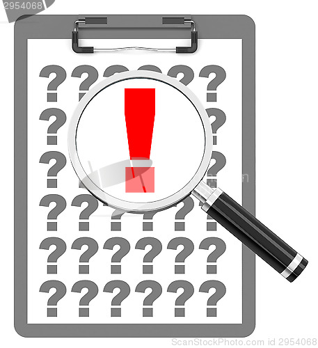 Image of the red exclamation mark