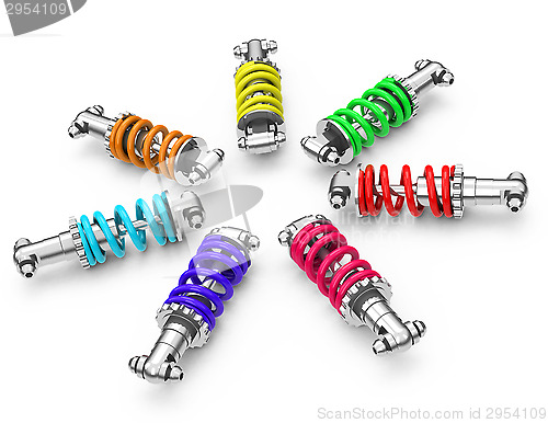 Image of colorful dampers