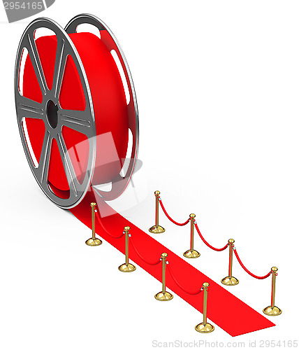 Image of the red carpet