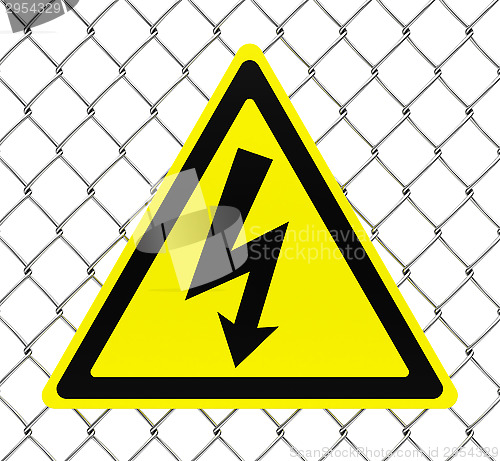 Image of Hazard high voltage sign