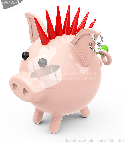 Image of the piggy bank punk