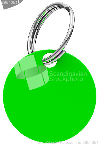 Image of the green keychain