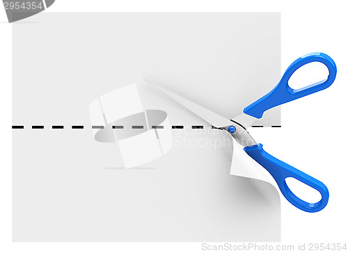 Image of the blank paper