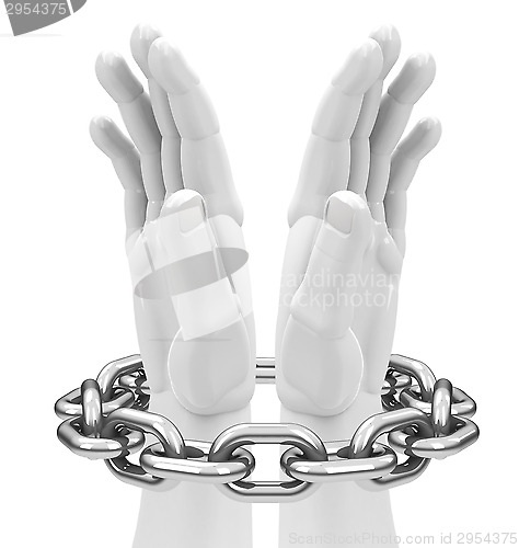 Image of chained hands