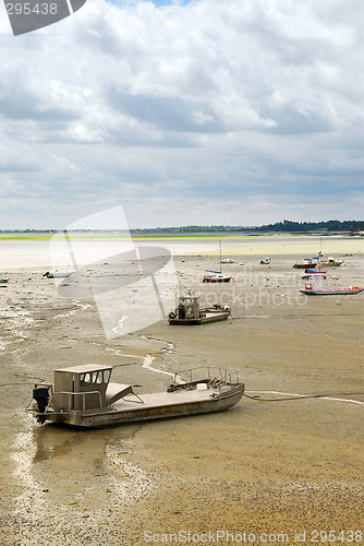 Image of Fishing boats in Cancale, France.