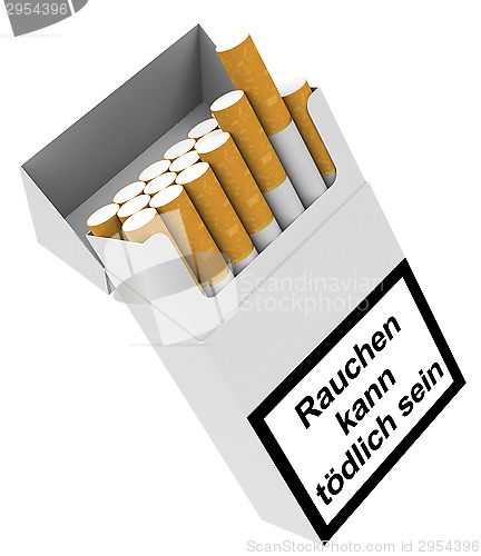 Image of Cigarette box
