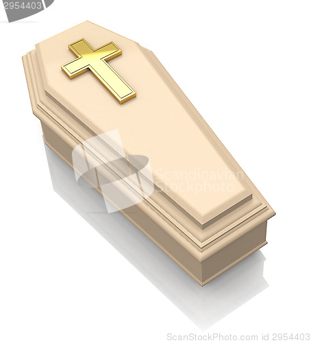 Image of the casket