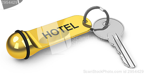 Image of the hotel key