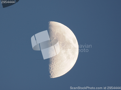 Image of First quarter moon