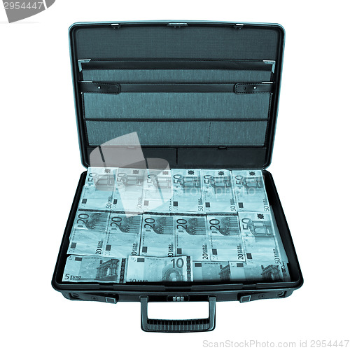 Image of Suitcase with money