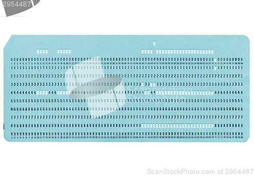 Image of Punched card