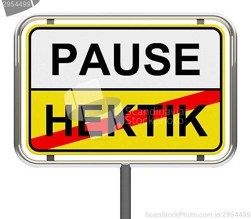 Image of pause-hektik