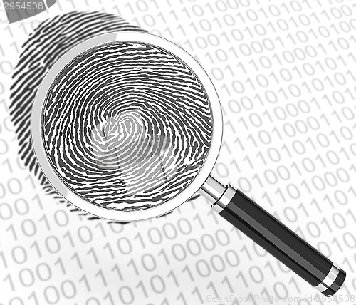 Image of the digital fingerprint