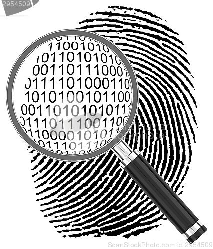 Image of the digital fingerprint