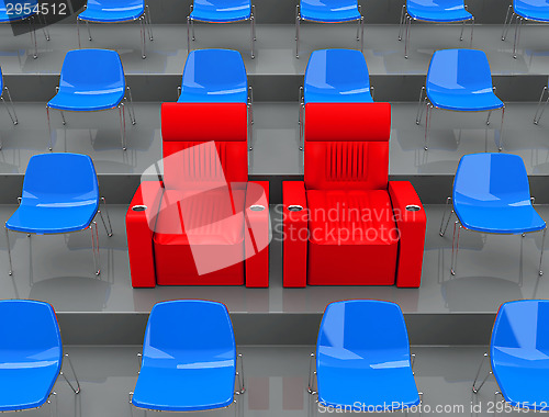 Image of the VIP seats