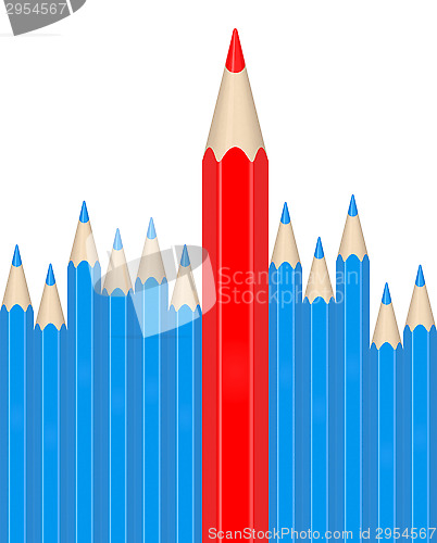 Image of the red pencil