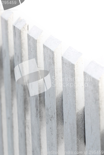 Image of White picket fence