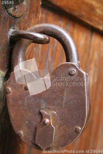 Image of Huge old padlock