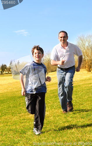 Image of Father and son