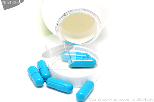 Image of blue pills