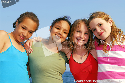 Image of Four girls