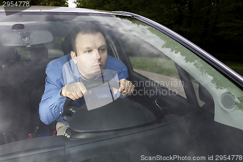 Image of Tired driver