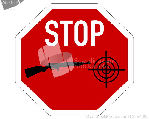 Image of Stop crosshair shotgun