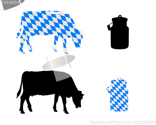 Image of Bavarian milk cow