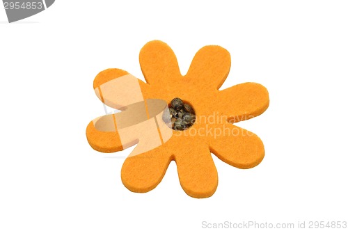 Image of Lentils and felt decoration