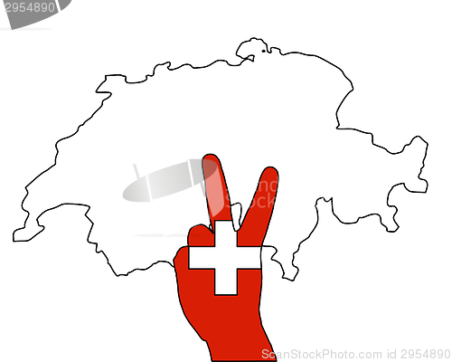 Image of Switzerland hand signal