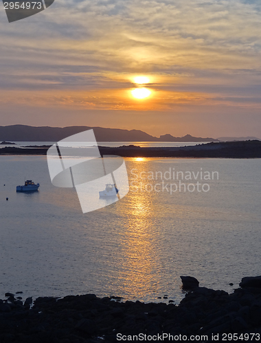 Image of sundown at Pink Granite Coast