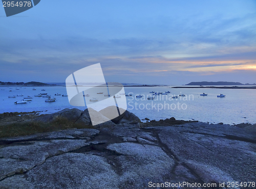 Image of sundown at Pink Granite Coast