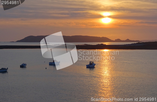 Image of sundown at Pink Granite Coast